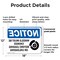 Signmission Wheels Must Be Chocked OSHA Notice Sign, Plastic, 18in W x 12in L, 2PK OS-2PACK-NS-P-1218-L-16909 - alternate 3